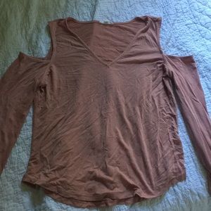 MINE cold shoulder long sleeve